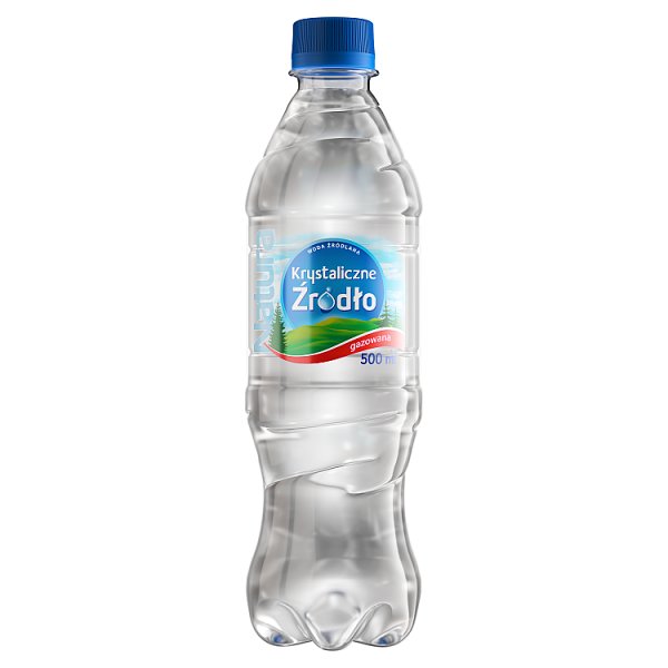 Woda gaz Krystaliczne Źródło źródlana 500ml doliczana jest kaucja 50 gr