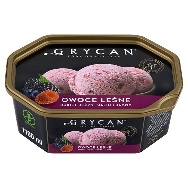 Grycan Lody owoce leśne bukiet jeżyn malin i jagód 1100 ml