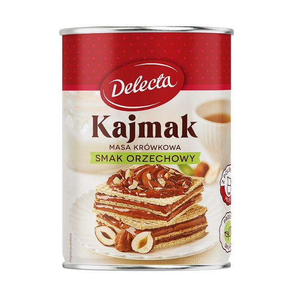 Delecta Kajmak masa krówkowa smak orzechowy 400 g