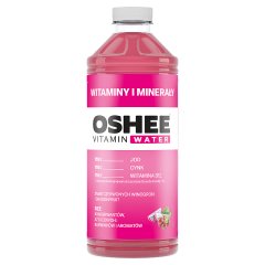 Napój witaminowy Oshee Vitamin water smak czerwone winogrona doliczana jest kaucja 0,50 zł