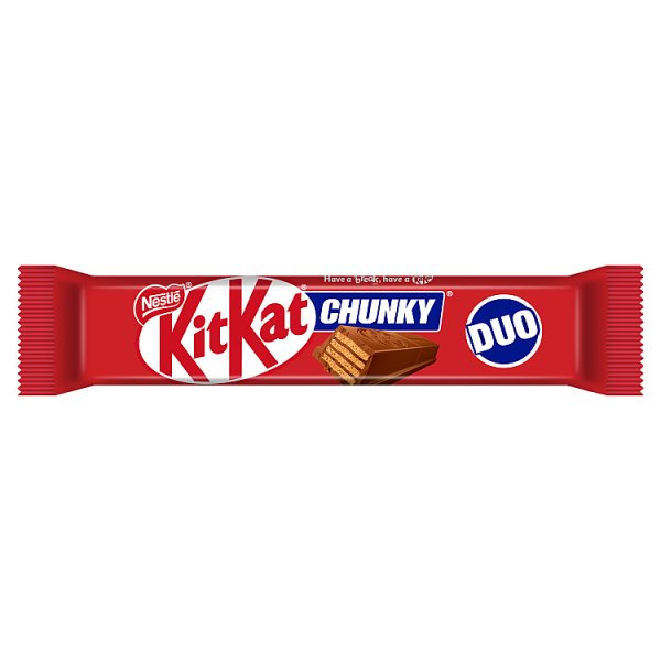 KitKat Chunky Duo Paluszek waflowy w czekoladzie mlecznej 64 g (2 x 32 g)