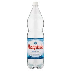 Woda gaz Muszynianka mineralna 1,5l doliczana jest kaucja 50 gr 