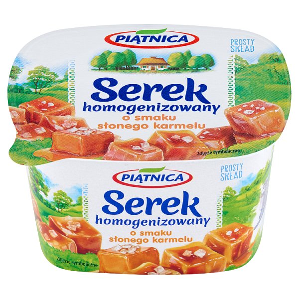 Piątnica Serek homogenizowany o smaku słonego karmelu 150 g