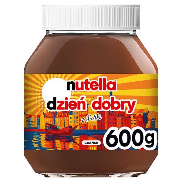 Nutella Krem do smarowania z orzechami laskowymi i kakao 600 g