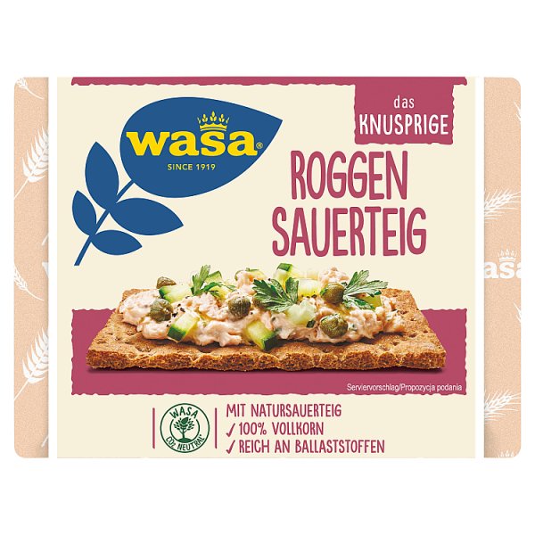 Wasa Pieczywo chrupkie żytnie na zakwasie 235 g