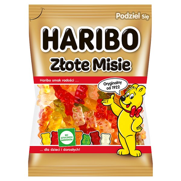 Haribo Złote Misie Żelki owocowe 175 g