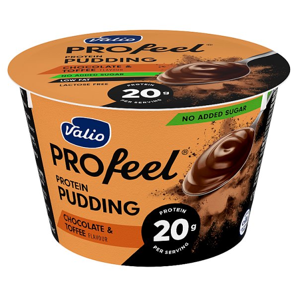 Valio Profeel Pudding wysokobiałkowy o smaku czekoladowym i toffi 180 g