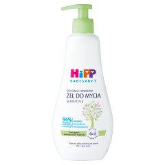 HiPP Babysanft Sensitive Żel do mycia do ciała i włosów 400 ml