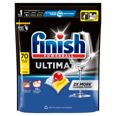 Finish Ultimate Lemon Kapsułki do mycia naczyń w zmywarce 903 g (70 sztuk)