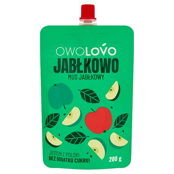 Owolovo Jabłkowo Mus jabłkowy 200 g