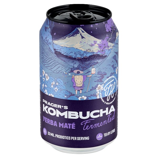 Prager's Yerba Maté Kombucha 330 ml