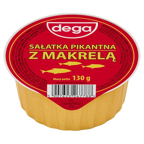 Dega Sałatka pikantna z makrelą 130 g