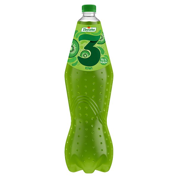 Napój gaz Zbyszko 3 kiwi 1,75l + kaucja 50 gr 