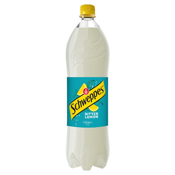 Napój gaz Schweppes bitter lemon 1,35l + kaucja 50 gr 