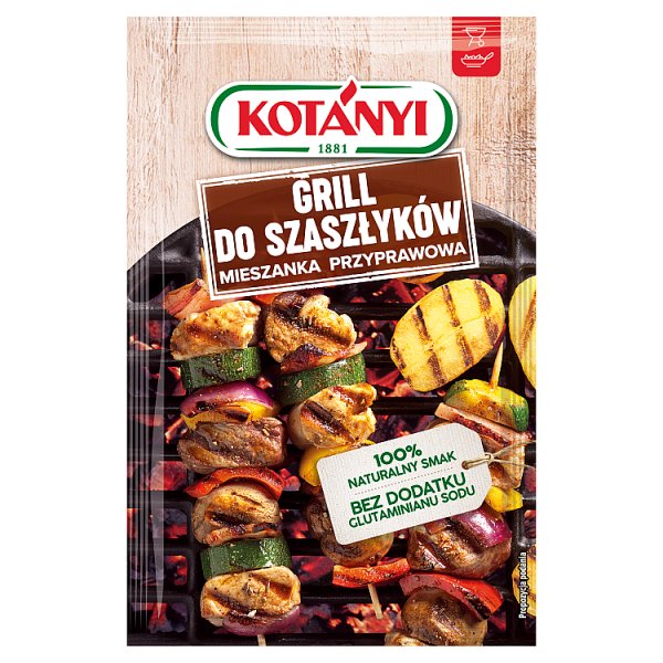 Kotányi Mieszanka przyprawowa grill do szaszłyków 22 g