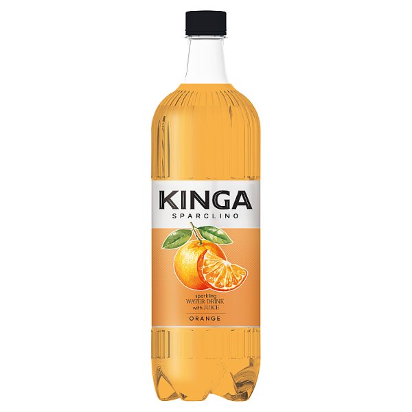 Napój gaz Kinga Pienińska sparclino water drink orange 1l +kaucja 50gr 