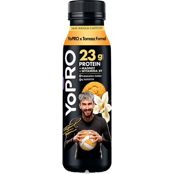 Danone YoPro Jogurt pitny smak wanilia-ciasteczko 270 g