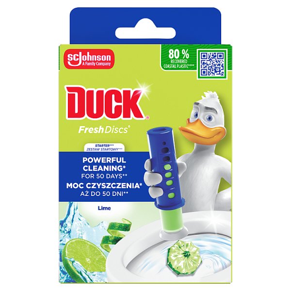 Duck Fresh Discs Lime Żelowy krążek do toalety 36 ml