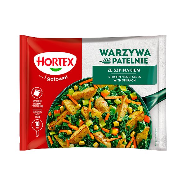 Hortex Warzywa na patelnię ze szpinakiem 450 g