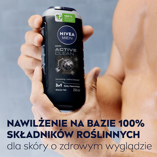 Nivea MEN Active Clean Żel pod prysznic dla mężczyzn 500 ml