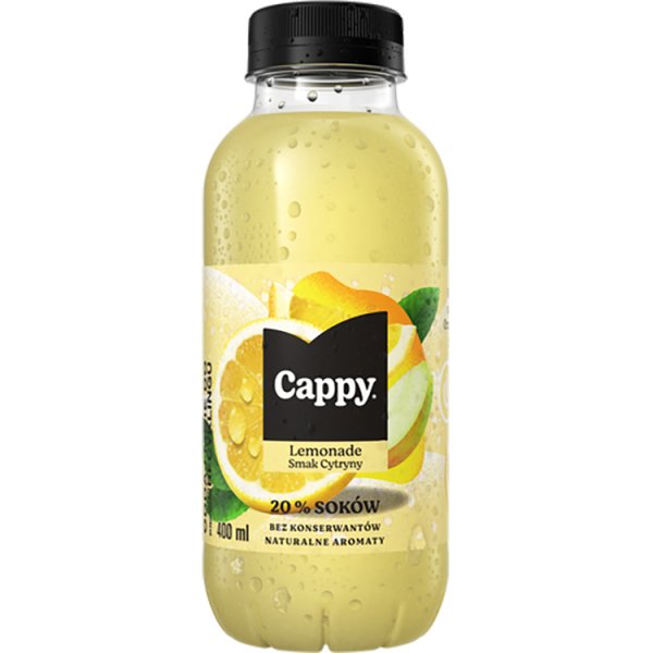 Lemoniada Cappy cytryna do ceny doliczana jest kaucja 0,50 zł 