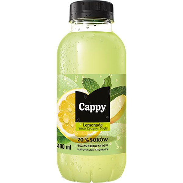 Lemoniada Cappy mięta do ceny doliczana jest kaucja 0,50 zł 