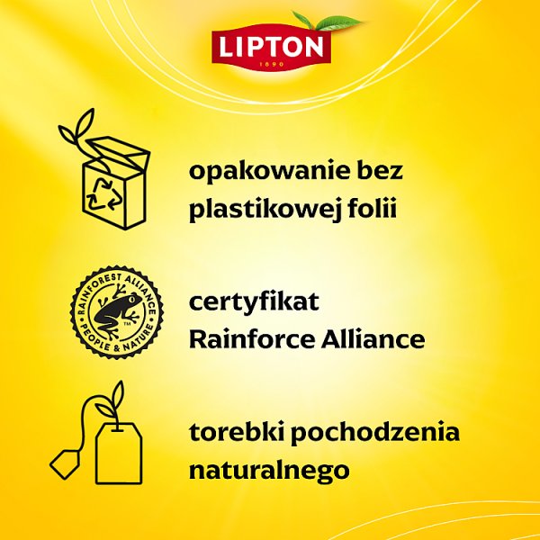 Lipton Earl Grey Herbata czarna aromatyzowana 37,5 g (25 torebek)