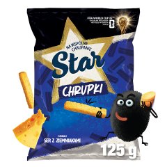 Star Chrupki kukurydziane o smaku ser z ziemniakami 125 g