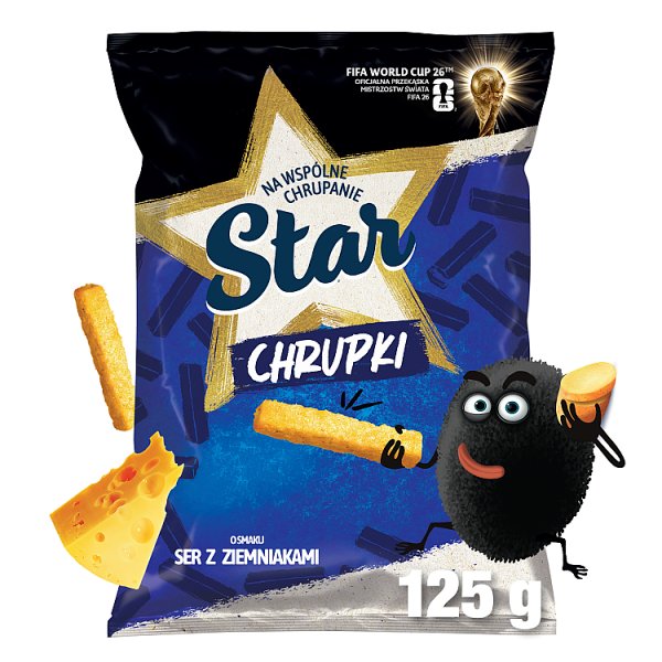 Star Chrupki kukurydziane o smaku ser z ziemniakami 125 g