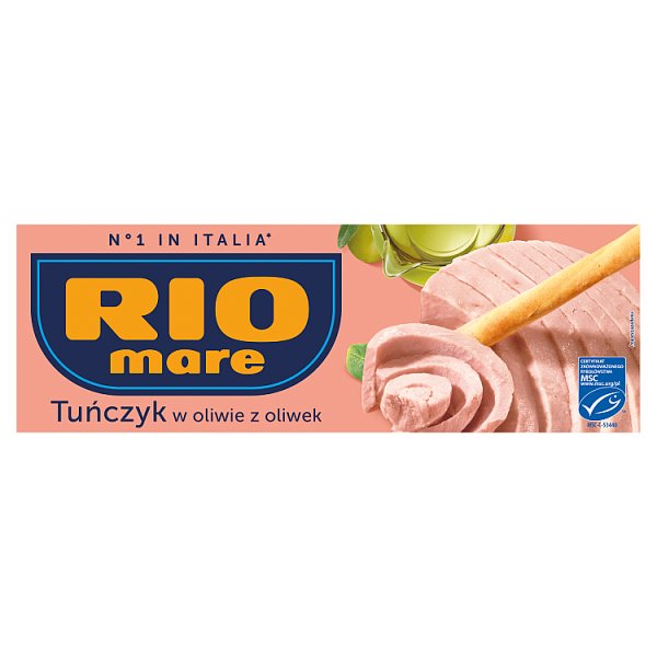 Rio Mare Tuńczyk w oliwie z oliwek 3 x 80 g