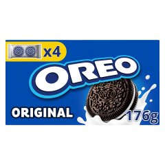 OREO Original ciasteczka z nadzieniem o smaku waniliowym idealne do podróży 16 sztuk 176 g