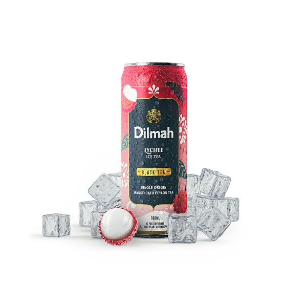 Dilmah Napój herbaciany o smaku liczi z ekstraktem czarnej herbaty 330 ml
