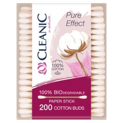 Cleanic Pure Effect Patyczki higieniczne 200 sztuk