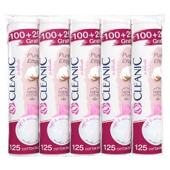 Cleanic Pure Effect Płatki kosmetyczne 5 x 125 sztuk