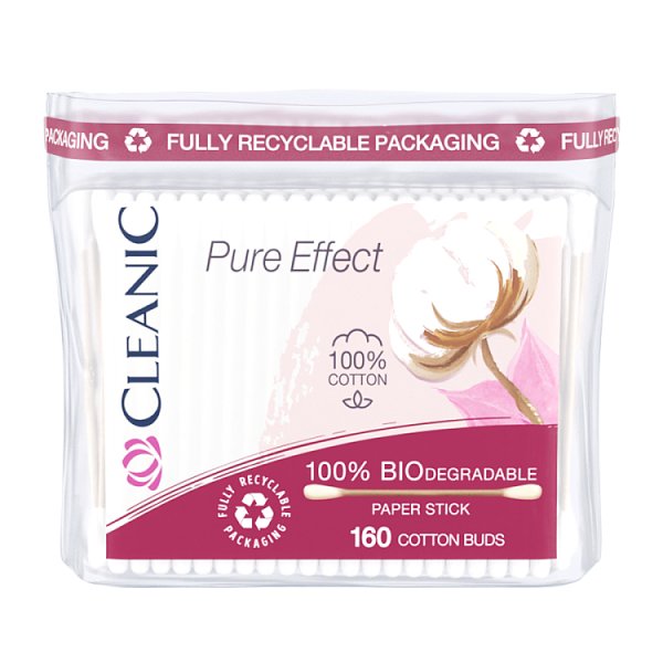 Cleanic Pure Effect Patyczki higieniczne 160 sztuk