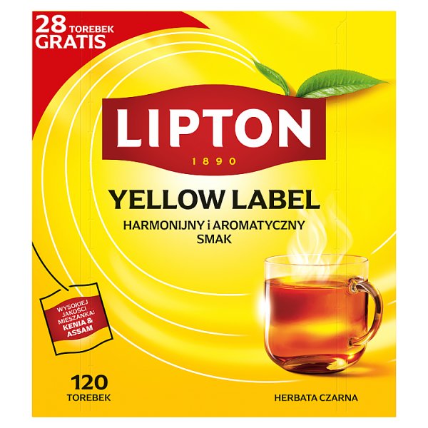 Lipton Yellow Label Herbata czarna 240 g (120 torebek)