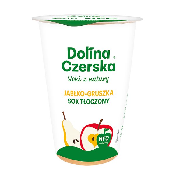 Dolina Czerska Sok tłoczony jabłko-gruszka 200 ml