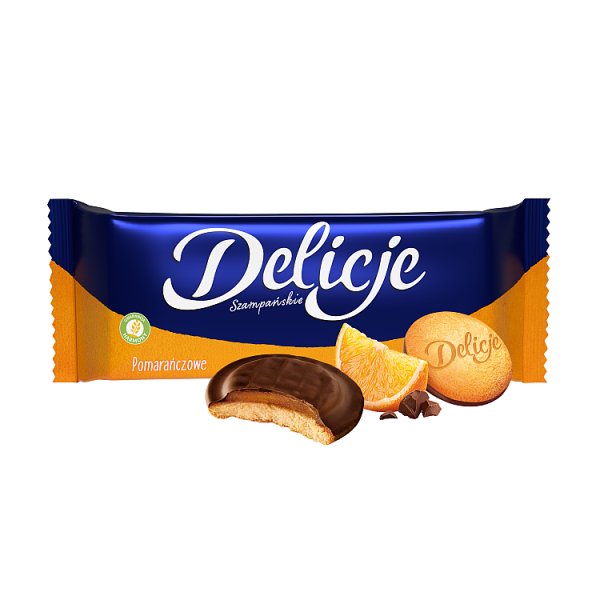 Delicje Szampańskie biszkopty z galaretką pomarańczową - 147 g