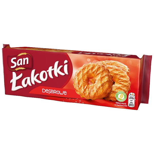 San Łakotki herbatniki deserowe dekorowane cukrem - 168 g