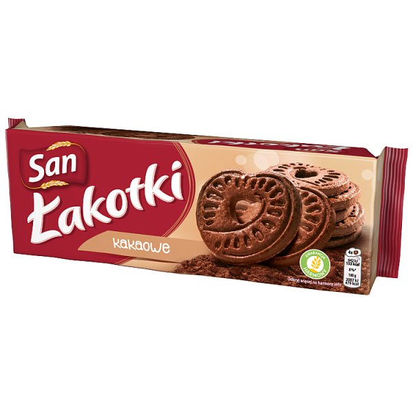 San Łakotki herbatniki kakaowe - 168 g