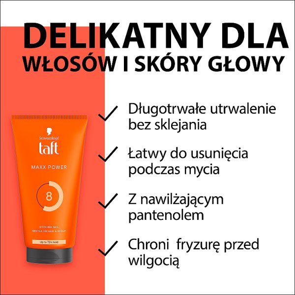 Taft Maxx Power Żel do włosów 150 ml