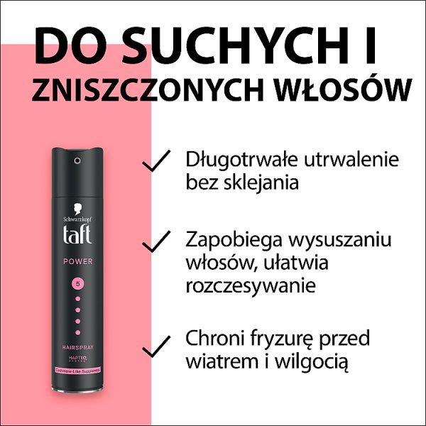 Taft Power Cashmere Lakier do włosów 250 ml