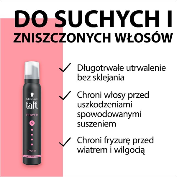 Taft Power Cashmere Pianka do włosów 200 ml