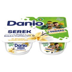 Danio Serek o smaku waniliowym 520 g (4 x 130 g)