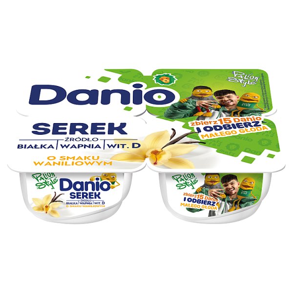 Danio Serek o smaku waniliowym 520 g (4 x 130 g)