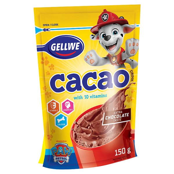 Gellwe Cacao Vitamin Napój kakaowy w proszku 150 g