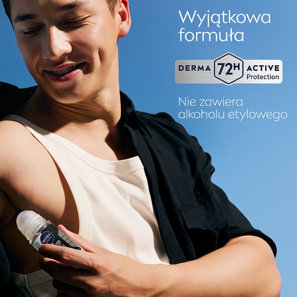 Nivea MEN Black&amp;White Invisible Fresh Antyperspirant w kulce 50 ml