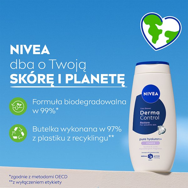 Nivea Derma Control Restore Żel pod prysznic 250ml