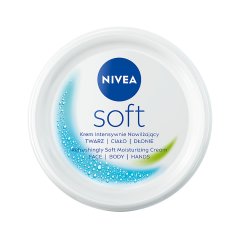 Nivea Soft Krem intensywnie nawilżający do ciała, rąk i twarzy 100 ml