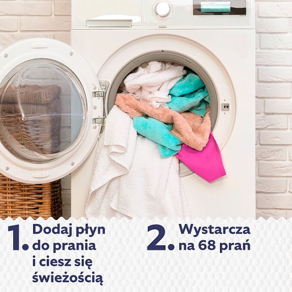Coccolino Silk Lily Płyn do płukania tkanin koncentrat 1700 ml (68 prań)